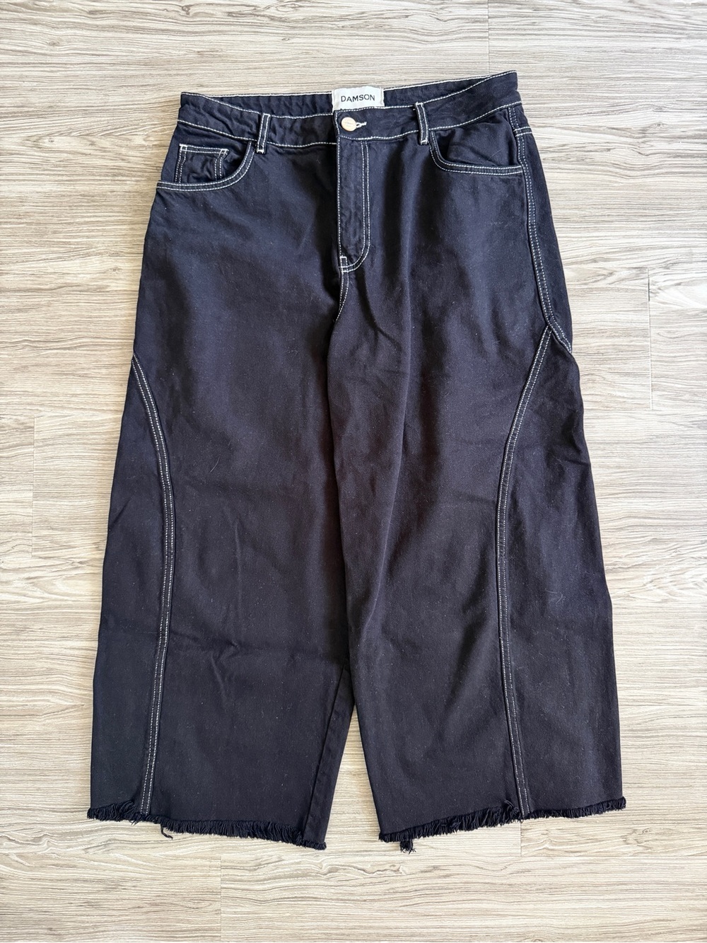 Damson Madder • Dion Jeans • Dyed @ Suay • Size UK 16 / US 12 • Raw Hemmed